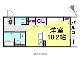 カピラ2【203号室】の間取り