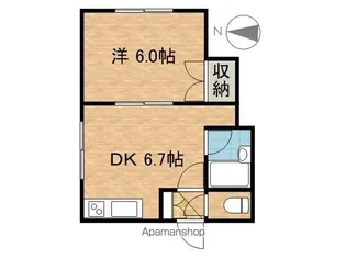シャルマン512【1階】の間取り
