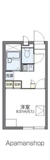 レオパレスプランドール【2階】の間取り