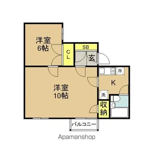 ラ・ロッシュ【501号室】の間取り