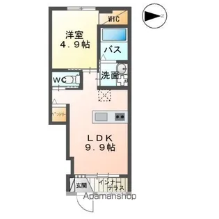 フリーダム安積【1階】の間取り