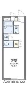 レオパレス御殿【2階】の間取り