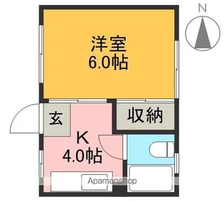 コーポみやび【3階】の間取り