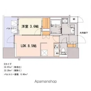S-RESIDENCE千種belvia TOWER【4階】の間取り