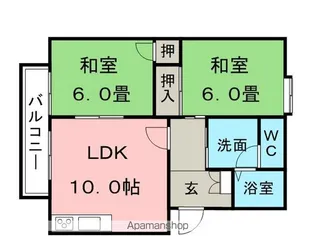 フレグランス和泉A【101号室】の間取り