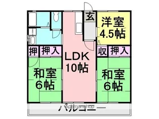 シティハイム橋本第7AP【2階】の間取り