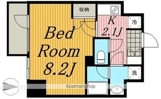 パークウェル三ノ輪駅前【7階】の間取り