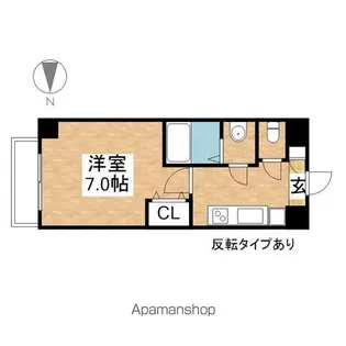 クラシタイヤー新栄【6階】の間取り