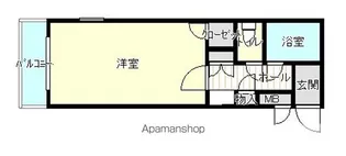 ザ・ハウス PARKSIDE新南陽【501号室】の間取り