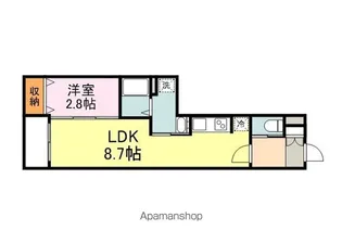 広島県福山市霞町3丁目【マンション】の間取り