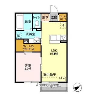 ティールーム 高野【2階】の間取り