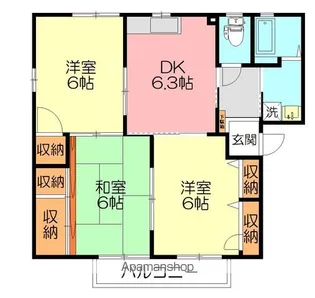 リバーサイドピアⅡ【2階】の間取り