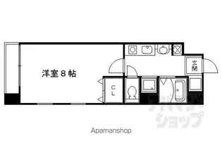 ディクティ三条【202号室】の間取り