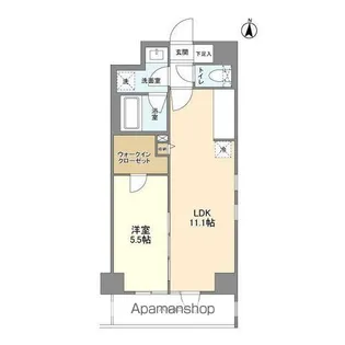 L・BASE押上SOUTH【3階】の間取り
