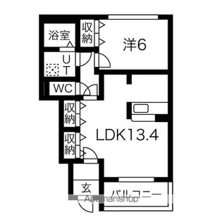 サンコート ウイング【1階】の間取り