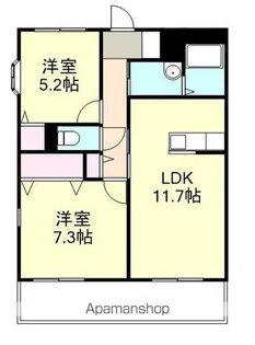 パークタウン茶屋町 A【3階】の間取り