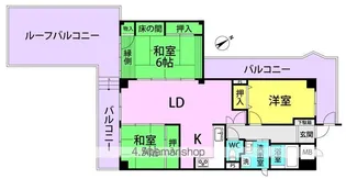 FORUM−レジデンス東園田【605号室】の間取り