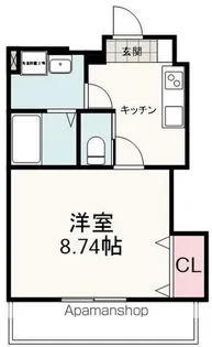 アヴェニール屋形町【503号室】の間取り