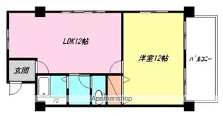 共和ハイツ滝道1階【101号室】の間取り