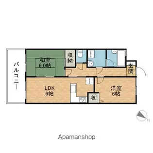 アーバニズム62【2階】の間取り