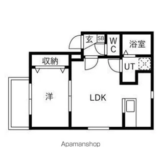La Vita二日市駅前Ⅶ(仮)【102号室】の間取り