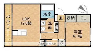 フィオーレ松本【2階】の間取り