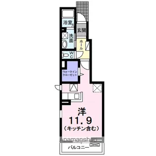 レジデンスやはたⅡ【1階】の間取り