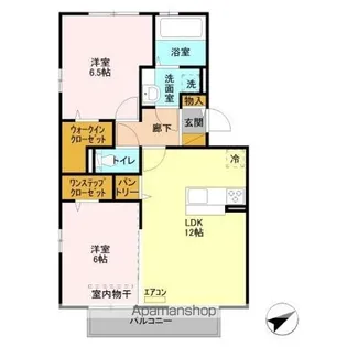 アプリシエイト【2階】の間取り