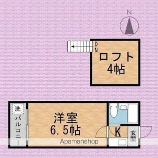 レモンハウス本町【203号室】の間取り