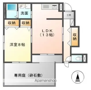 ルーラル【1階】の間取り