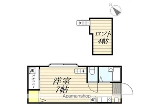 コレソン箱崎【201号室】の間取り