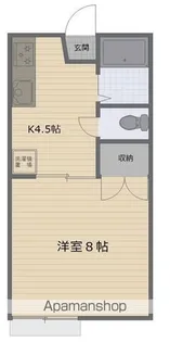 スミヤコーポ【102号室】の間取り