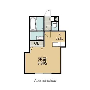シャングリラ恵み野【1階】の間取り