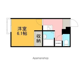 レオパレスどるちぇ志賀本通【102号室】の間取り