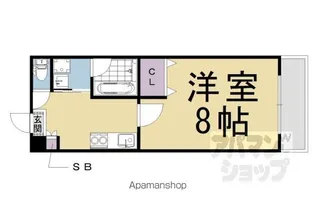ZEN烏丸五条【3階】の間取り