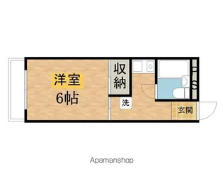 ライラックハウス【401号室】の間取り