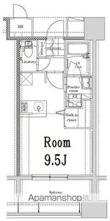 エンクレスト博多EAST PARK【9階】の間取り