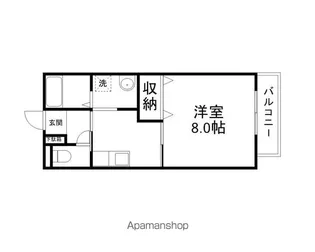 グランシャリオ北山【2階】の間取り