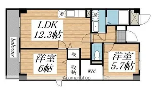ア・ラ・モードU【2階】の間取り