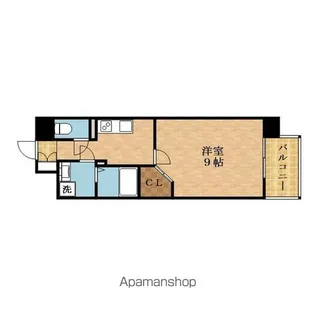 ドゥーエ森ノ宮【9階】の間取り