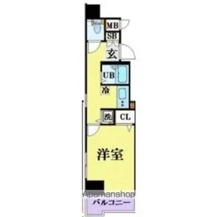アヴァンティーク銀座東【5階】の間取り