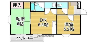 ソレイユやよい坂【3階】の間取り
