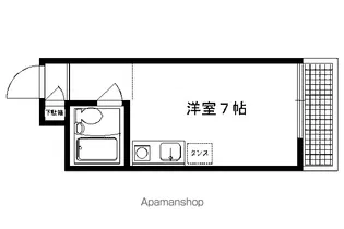 スクエア20【103号室】の間取り