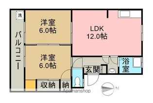 東雲マンション【C240号室】の間取り