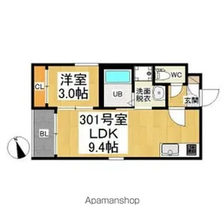 REGALEST granSouth【3階】の間取り