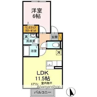 セレーノ西船【2階】の間取り