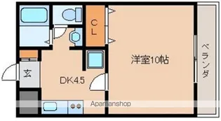 フリックコートSYО【107号室号室】の間取り