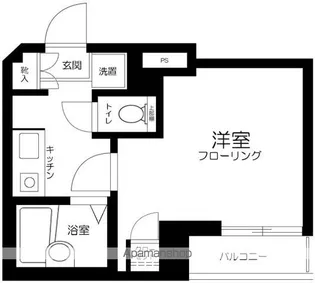 スカイコート日本橋【8階】の間取り