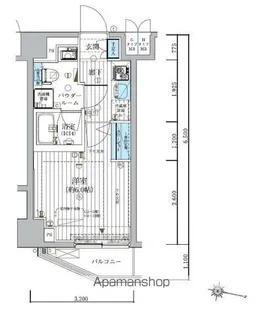 メインステージ松戸【4階】の間取り