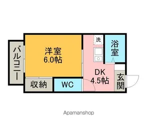 シャルマンパレス【201号室】の間取り